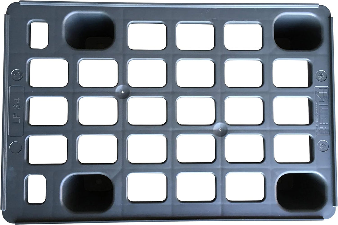 10x Leichtpalette 60x40 Kunststoffpalette im 1/4-Europaletten Mass inkl. gratis Zollstock * Viertel