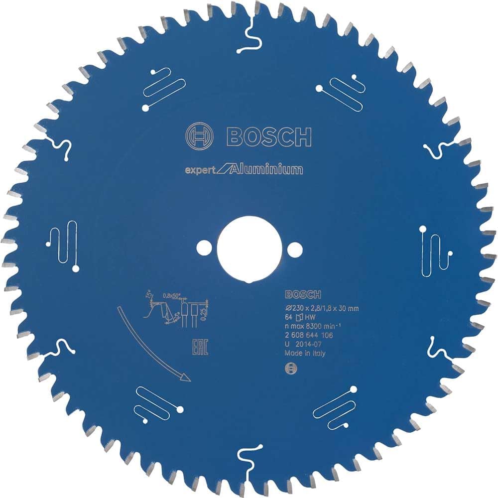 Bosch Professional 1x Kreissägeblatt Expert for Aluminium (für Aluminium, Sägeblatt Ø 230 x 30 x 2,8