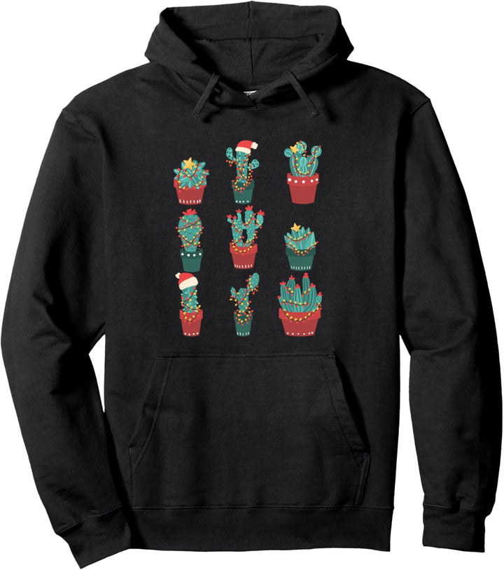 Weihnachtskaktus Spass beim Gärtnern Sukkulenten Meme Pullover Hoodie