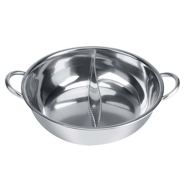 Hot Pot aus Edelstahl mit Trennung von Zwei Geschmacksrichtungen, Dicker Induktionsherd, Verwendbar
