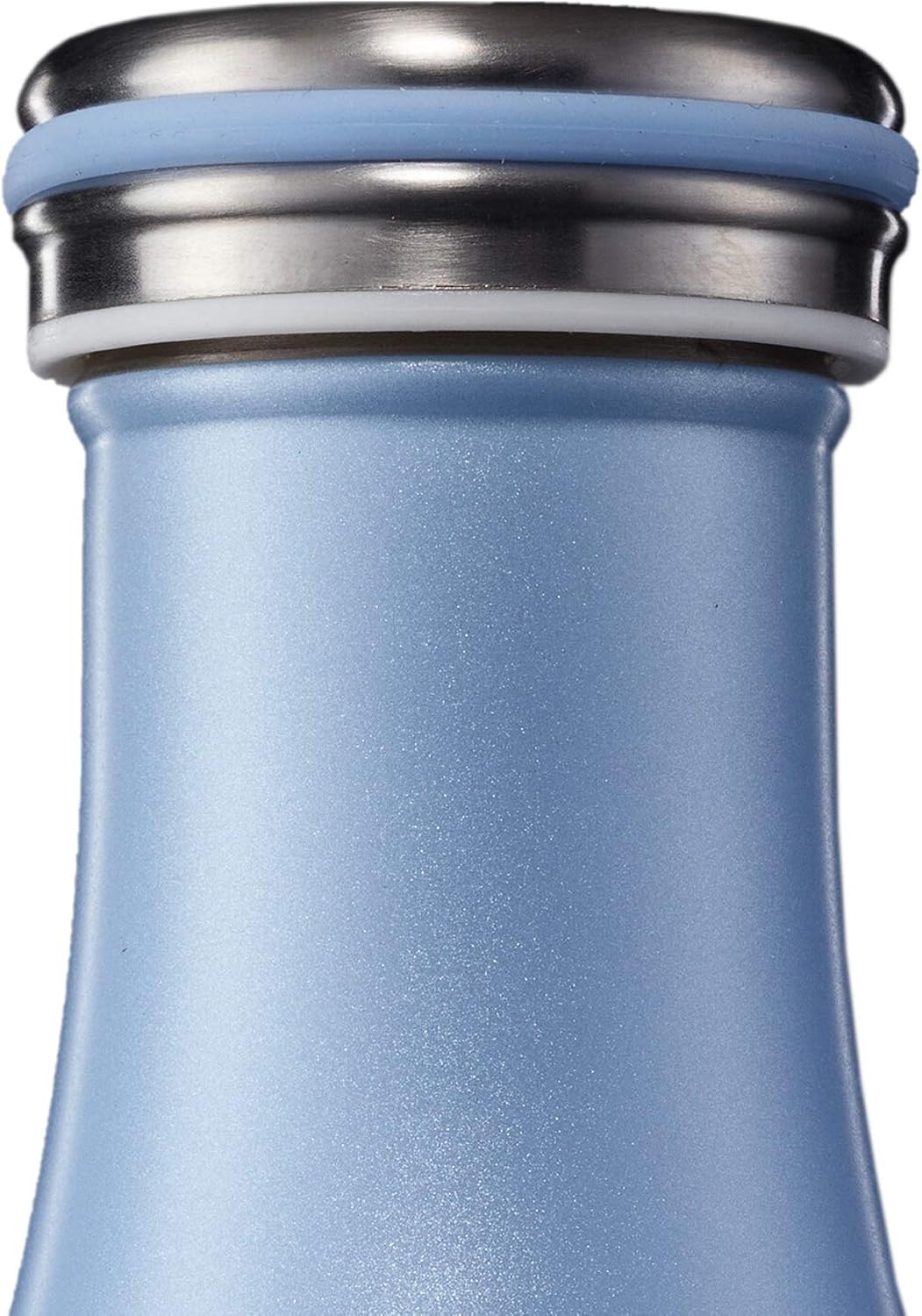 Lurch 240940 Isolierflasche/Thermoflasche für heisse und kalte Getränke aus doppelwandigem Edelstahl