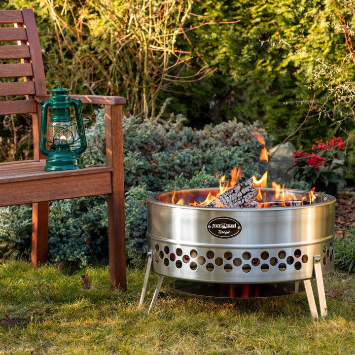 Feuerhand Tyropit Feuerschale - Feuerkorb für den Garten oder unterwegs beim Camping - standfest und