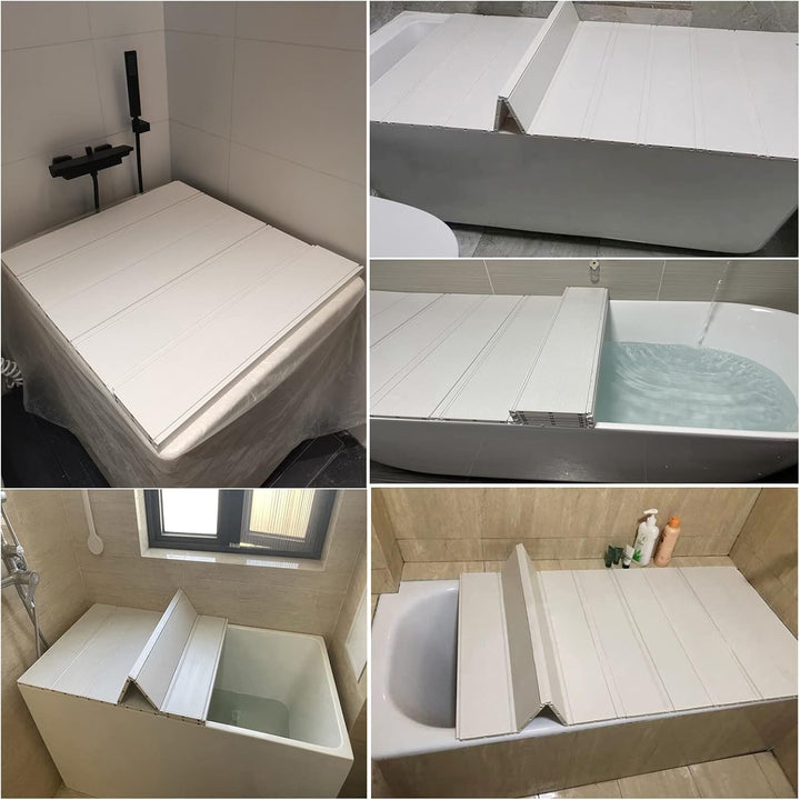 badewannenablage badewannenabdeckung Faltbare aus PVC mit einem Gewicht von 40 kg, wasserdichtem Bad