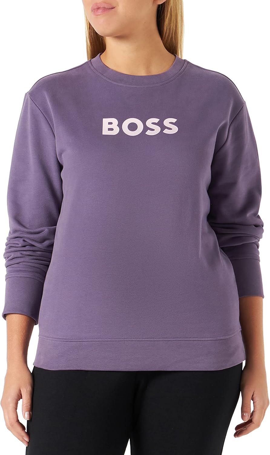 BOSS Damen C_elaboss_6 Sweatshirt XL Medium Purple, XL Medium Purple