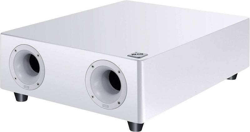 HECO Ambient Line 88 F, Aktiver Kompakt-Subwoofer - Kompakt, Aber leistungsstark Weiss, Weiss