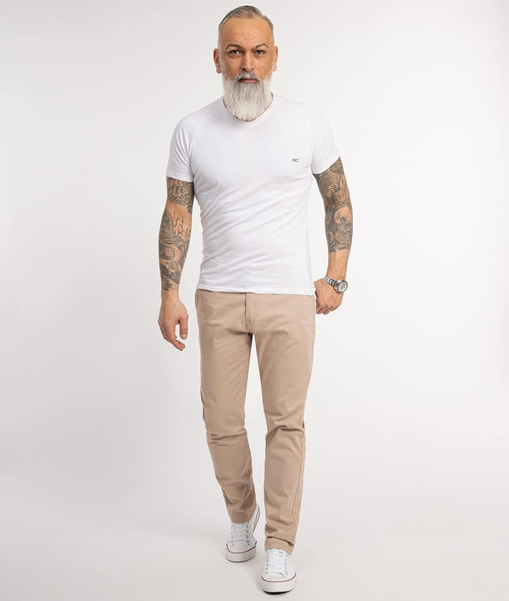 Indumentum Chino Hose Basic Regular Fit IR-506 29W / 30L Beige, 29W / 30L Beige