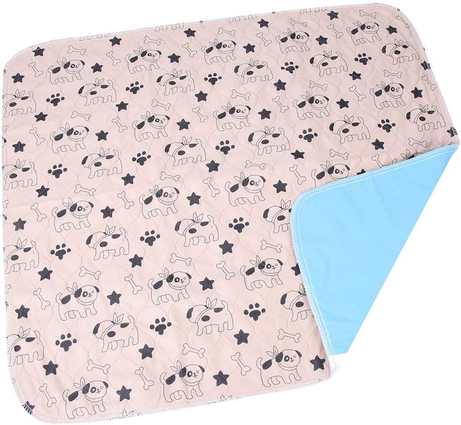 Oumefar 3 Grössen Wasserdichtes Hunde Pee Pad Niedliche saugfähige Whelping Pads rutschfeste Welpen
