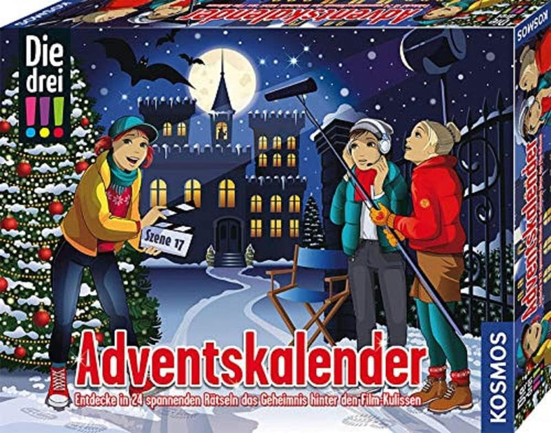 Kosmos 630577 Die drei !!! Adventskalender 2021, Entdecke das Geheimnis hinter den Film-Kulissen, lö