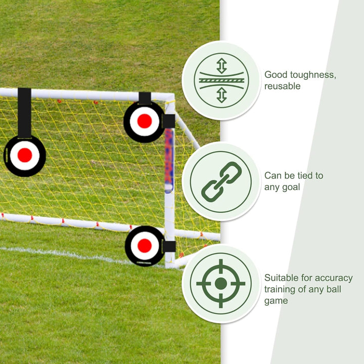 Fussball Trainingszubehör, Fussballtore für Garten Kinder, Verstellbares Fussballtor, Trainers Footb