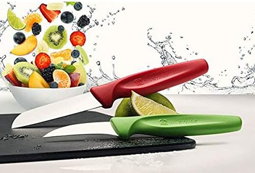WÜSTHOF Messerset, 3-teilig, Schälmesser, Spickmesser,Aufschnittmesser, Griff orange (9333o), Allzwe