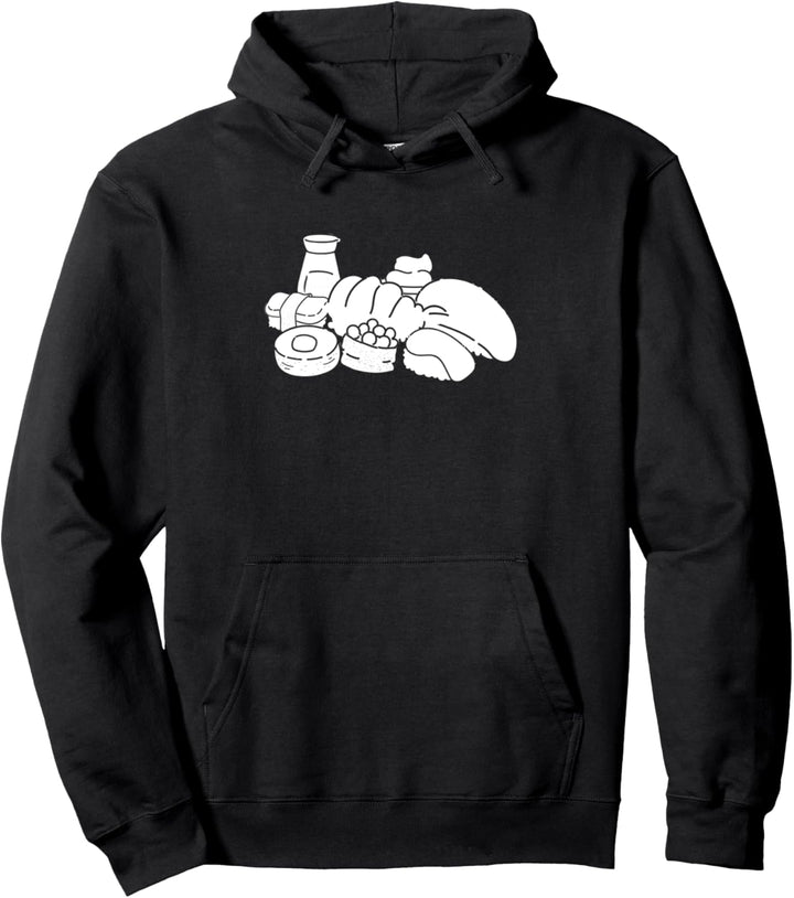 Sushi Reis - Essen Japanisch Fisch Asiatisch Japan Sushi Pullover Hoodie