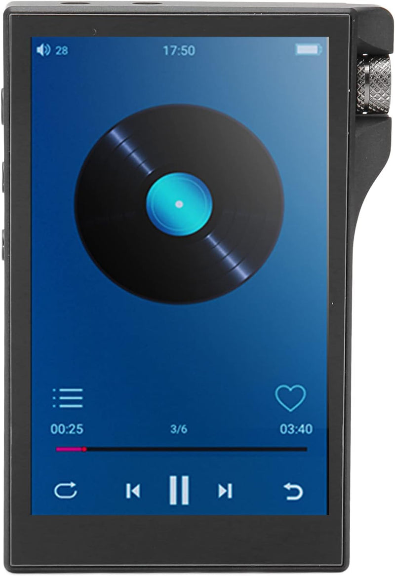 MP3-Player mit Bluetooth, Digitaler 2,4-Zoll-Touchscreen-Audioplayer, Tragbarer 32-GB-Musikplayer mi