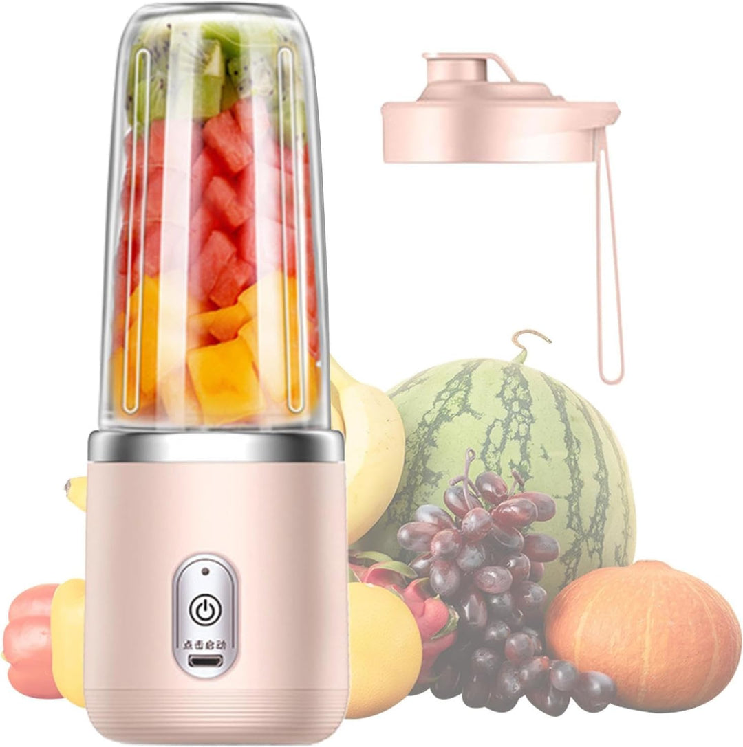 Einzelbecher Mixer - Tragbarer Mixer Kabellos - Persönlicher für Shakes,für Fitnessbüro Wohnung Reis