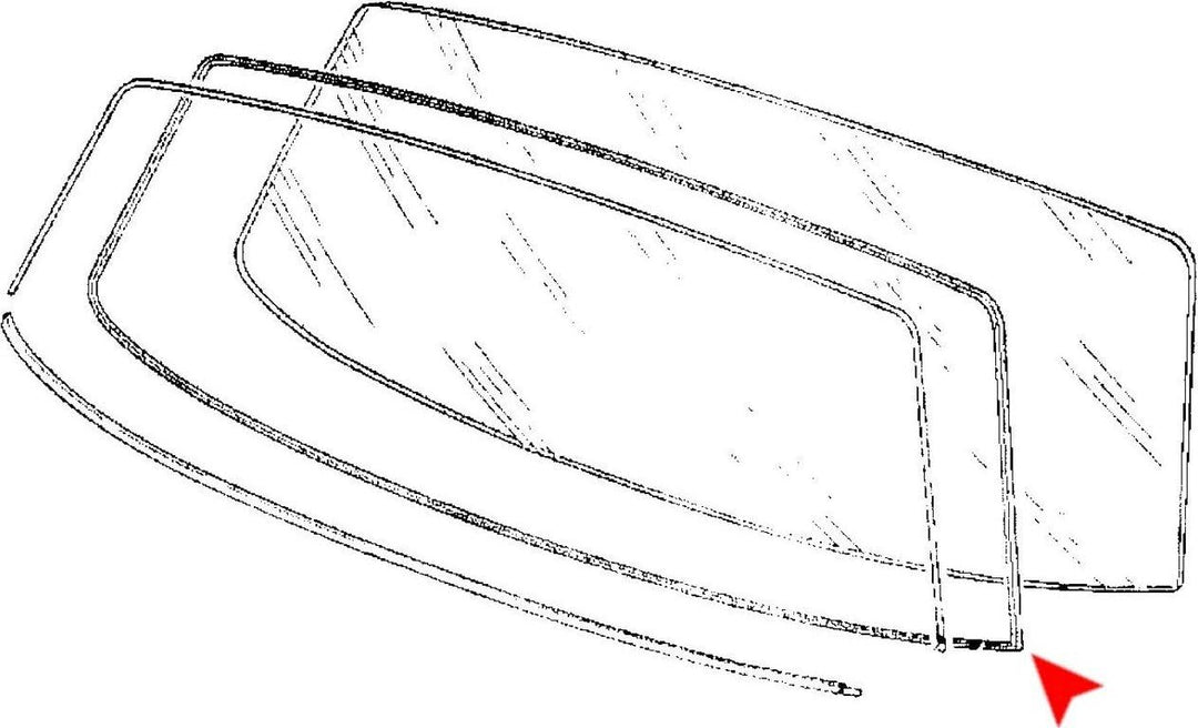 URO Parts 51311822185 Windschutzscheibendichtung