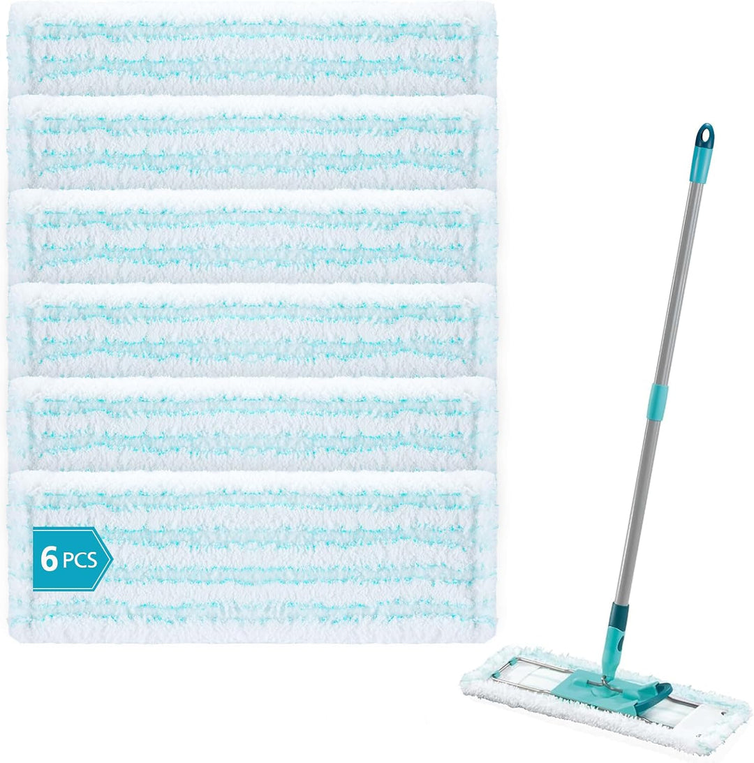 6pcs Ersatz-Wischbezüge für Leifheit Profi XL Micro Duo/Profi XL Cotton Plus , Ersatzbezug für Leifh