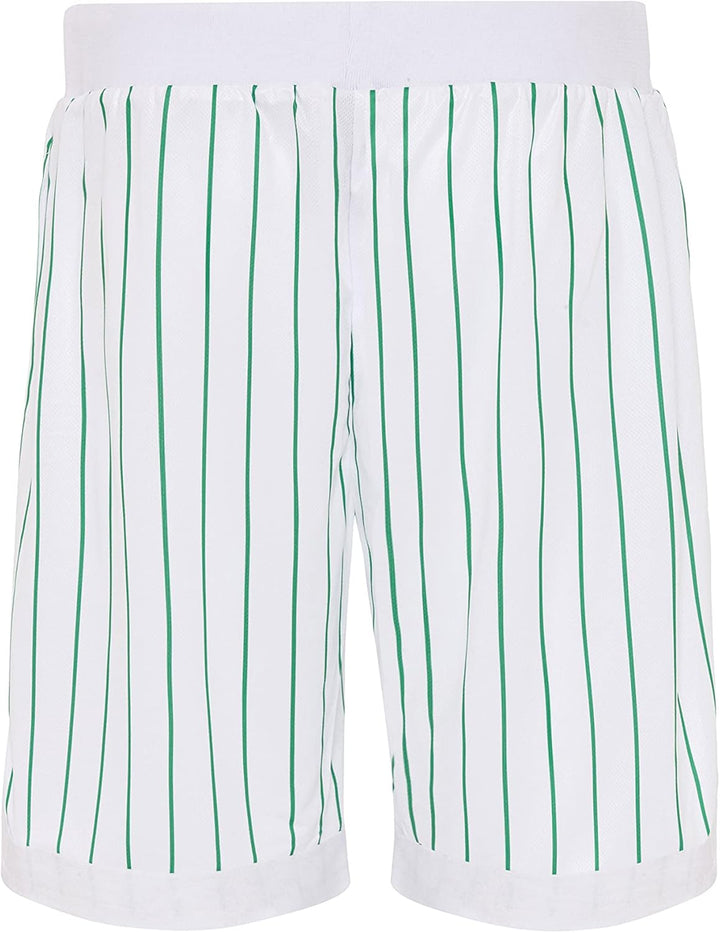 Redbridge Herren Baseball Shorts Big R, Weiss-grün