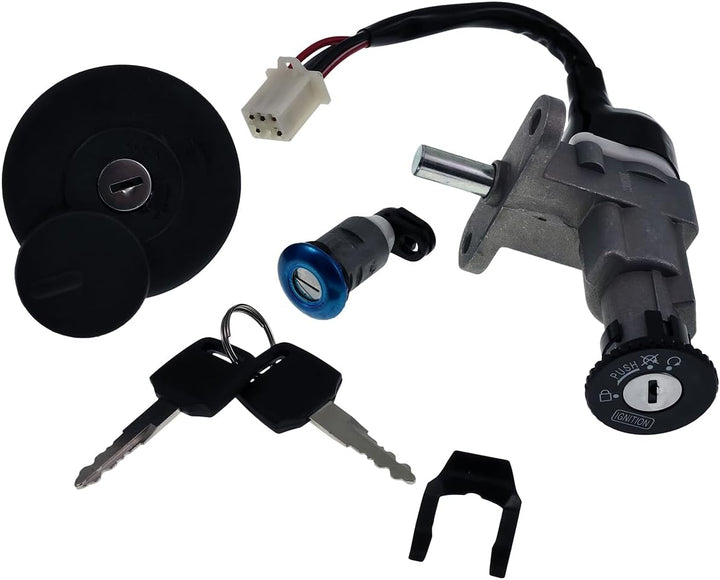 2EXTREME Schlosssatz kompatibel für ATU Explorer Spin GE 50 Typ:B05, KEEWAY RY8 50 racing, FOCUS 50