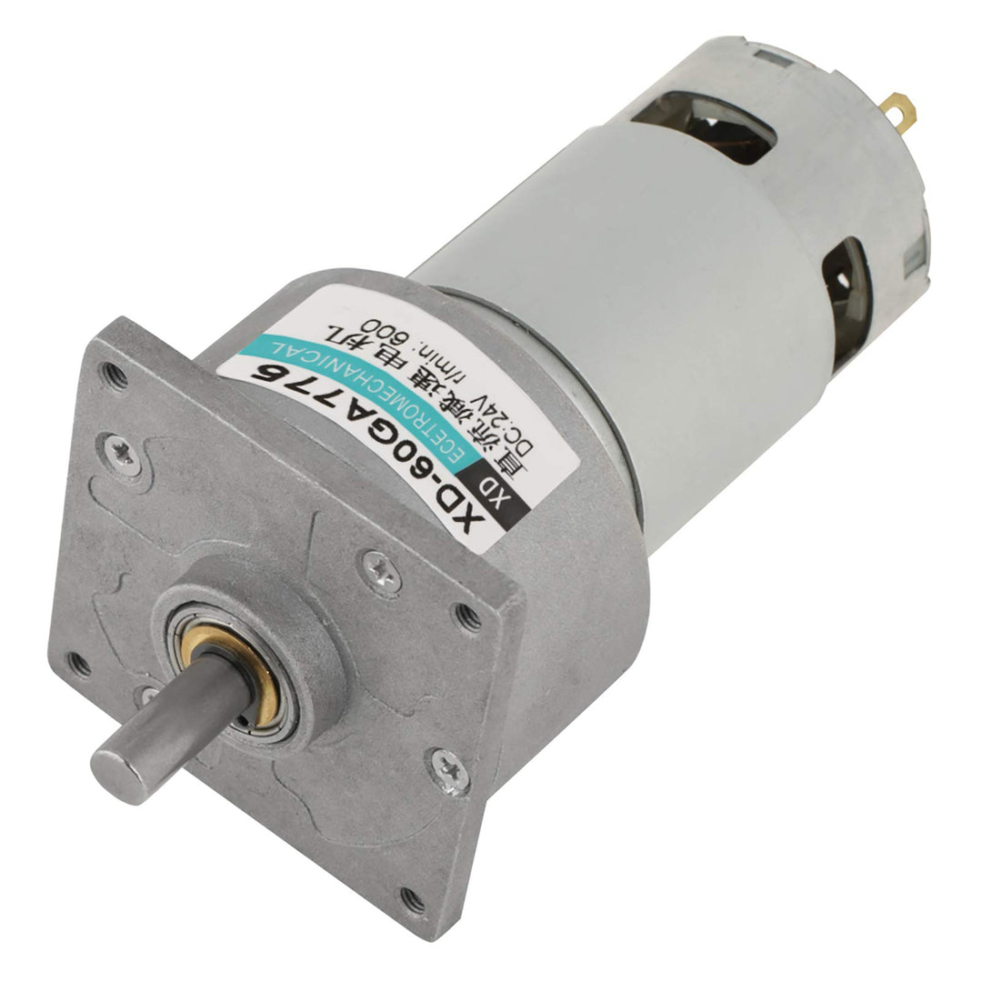 5-600 RPM Speed Reducer Getriebemotor DC 12 / 24V 35W CW/CCW Micro Hohe Drehmoment Drehzahl Getrie