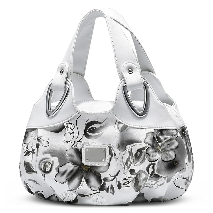 DIRRONA Damen Handtasche Schultertasche Kompakt Tragetasche Lässige Handgelenktasche Wasserdicht PU