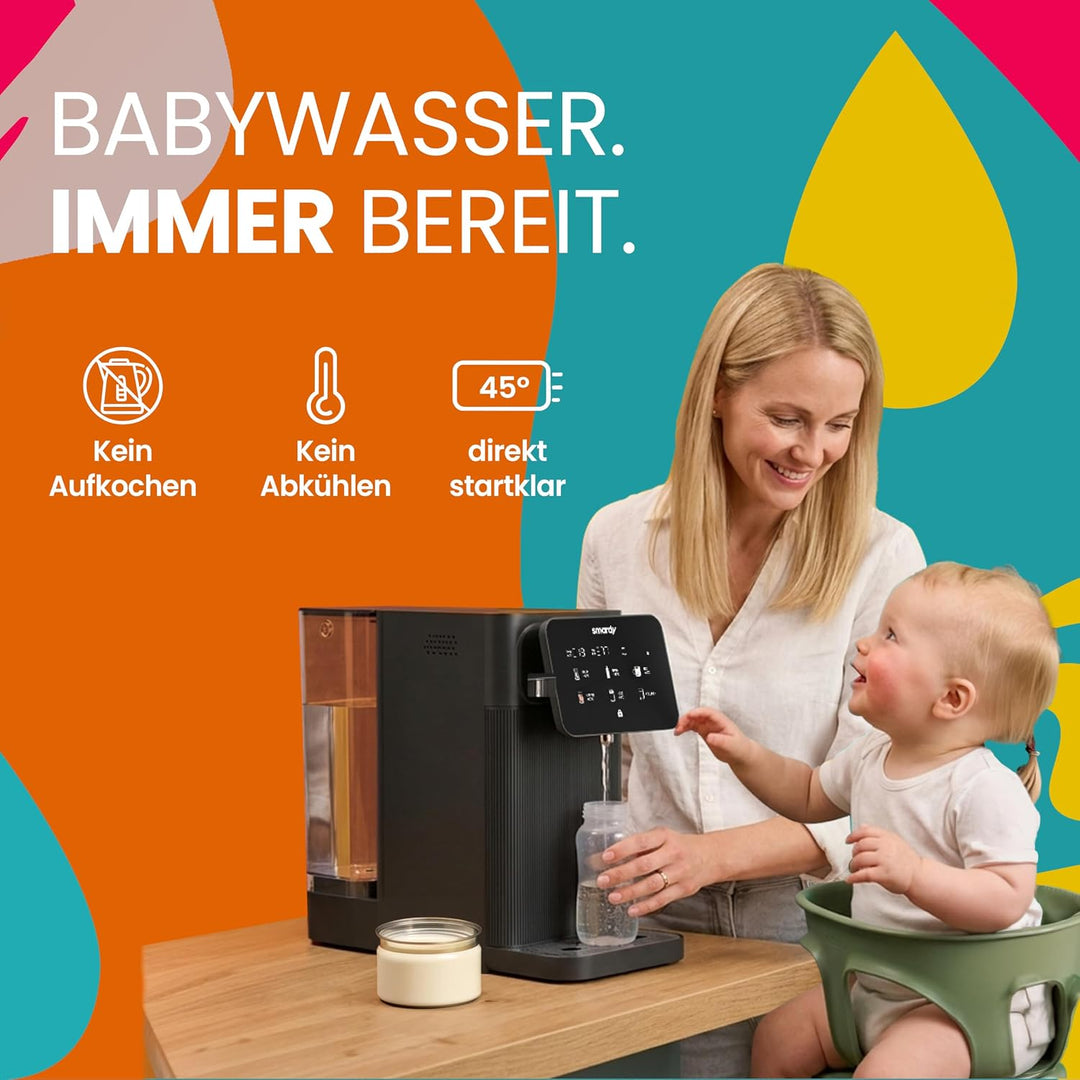 smardy blue tayma Osmoseanlage Auftisch, 5 Temperaturen, Heisswasser 90 °C | 5-stufige Umkehrosmosea