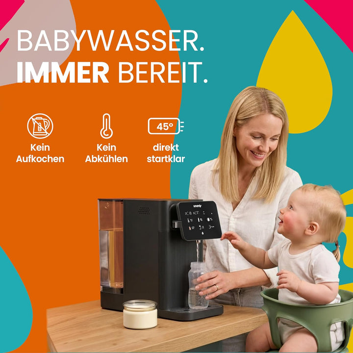 smardy blue tayma Osmoseanlage Auftisch, 5 Temperaturen, Heisswasser 90 °C | 5-stufige Umkehrosmosea