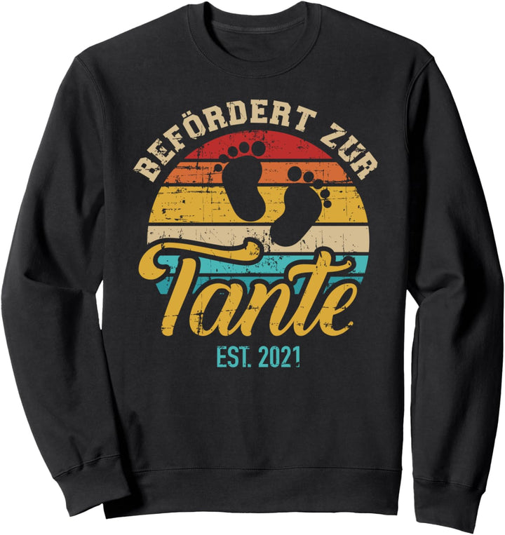 Befördert zur Tante 2021 vintage Sweatshirt