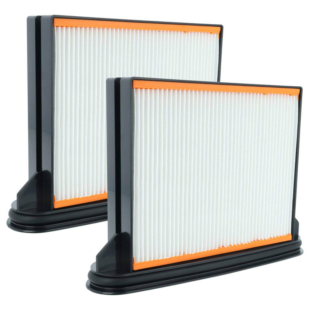 vhbw 2x Flachfaltenfilter F8 kompatibel mit Starmix GS 1032 HK, HS AR-1432 EWS, IS ARD 1225, ISC ARD