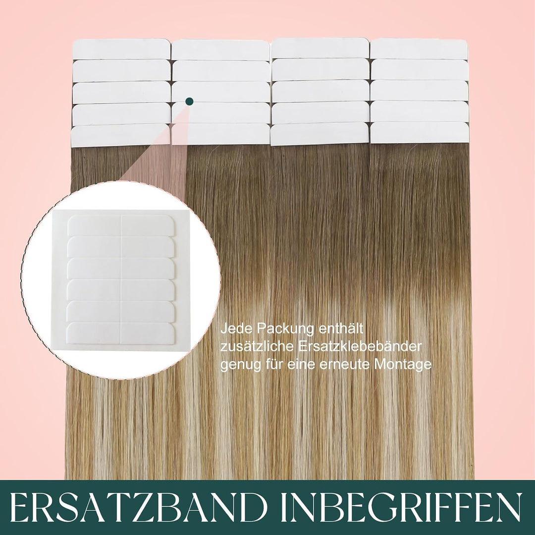 Easyouth Tape on Extension Echthaar Remy Tape in Echthaar Extensions Tape in Echthaar Extensions Bal