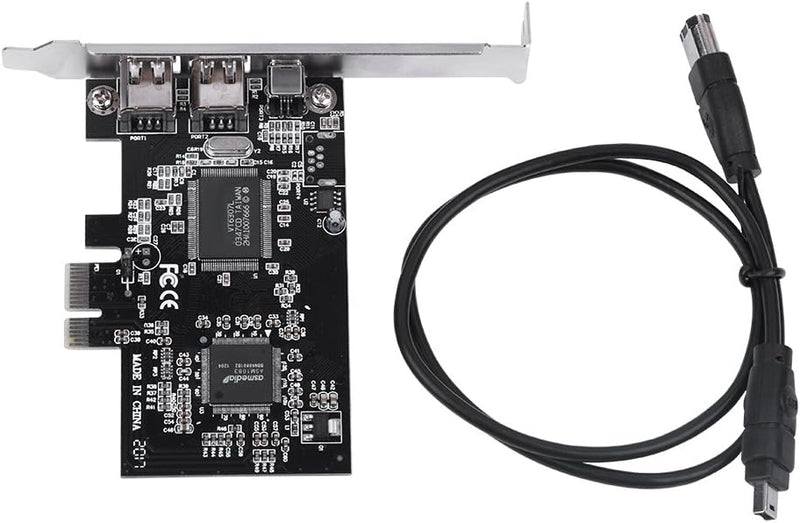 Cuifati PCIe Firewire-Karte für Windows 10, IEEE 1394 PCI Express-Adapter-Controller 4 Anschlüsse (3