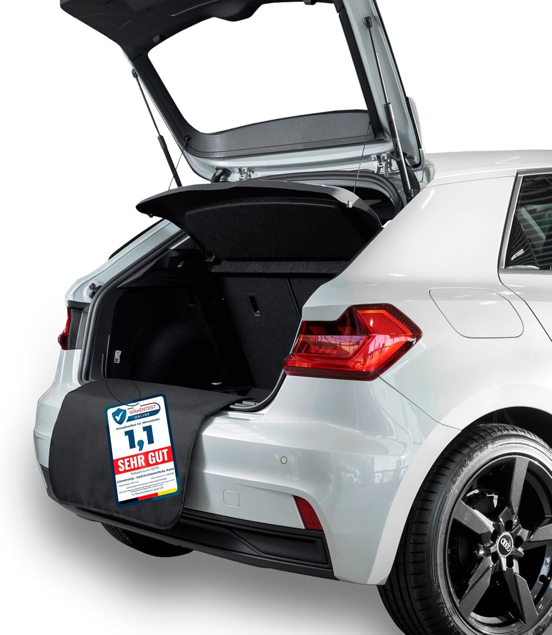 LIONSTRONG® Ladekantenschutz Kofferraum [GEPOLSTERT & WASSERDICHT] – Universelle Schutzmatte geeigne