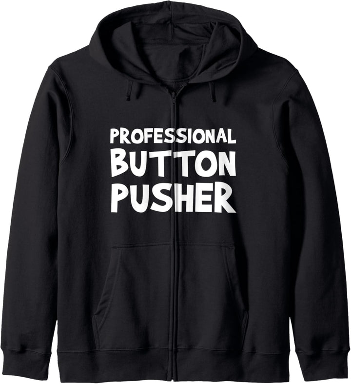 CNC-Maschinist Professioneller Knopfschieber Kapuzenjacke