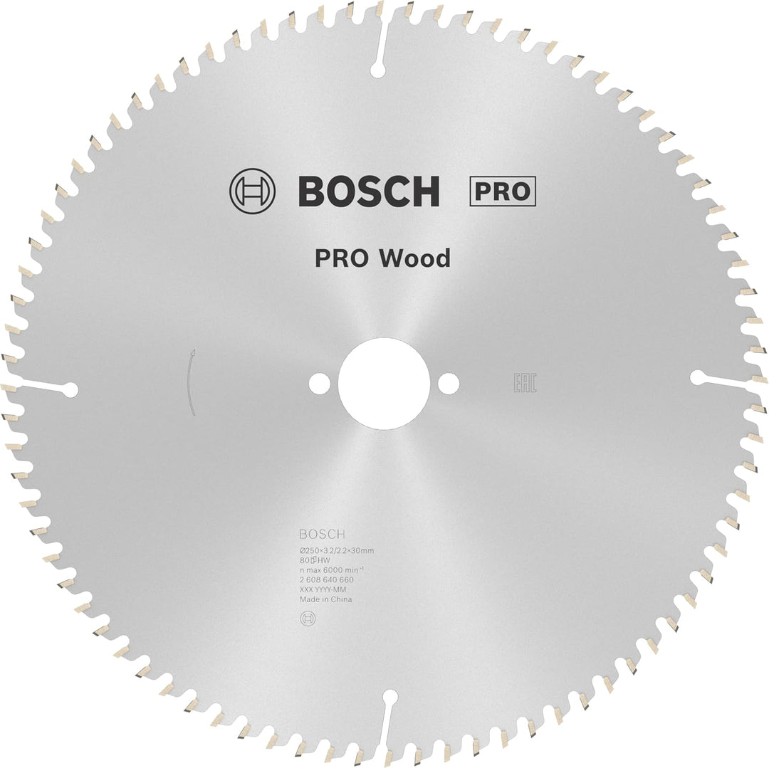 Bosch Accessories Bosch Professional 1x Kreissägeblatt Optiline Wood (Sägeblatt für Holz, Ø 250 x 30