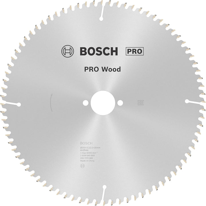 Bosch Accessories Bosch Professional 1x Kreissägeblatt Optiline Wood (Sägeblatt für Holz, Ø 250 x 30