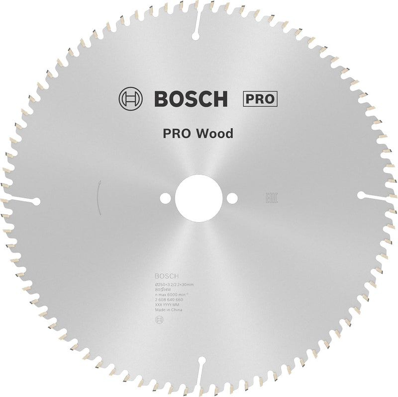 Bosch Accessories Bosch Professional 1x Kreissägeblatt Optiline Wood (Sägeblatt für Holz, Ø 250 x 30