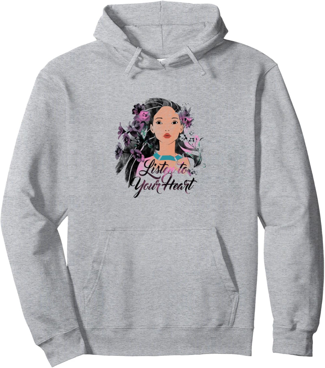 Disney Pocahontas Listen To Your Heart Pullover Hoodie