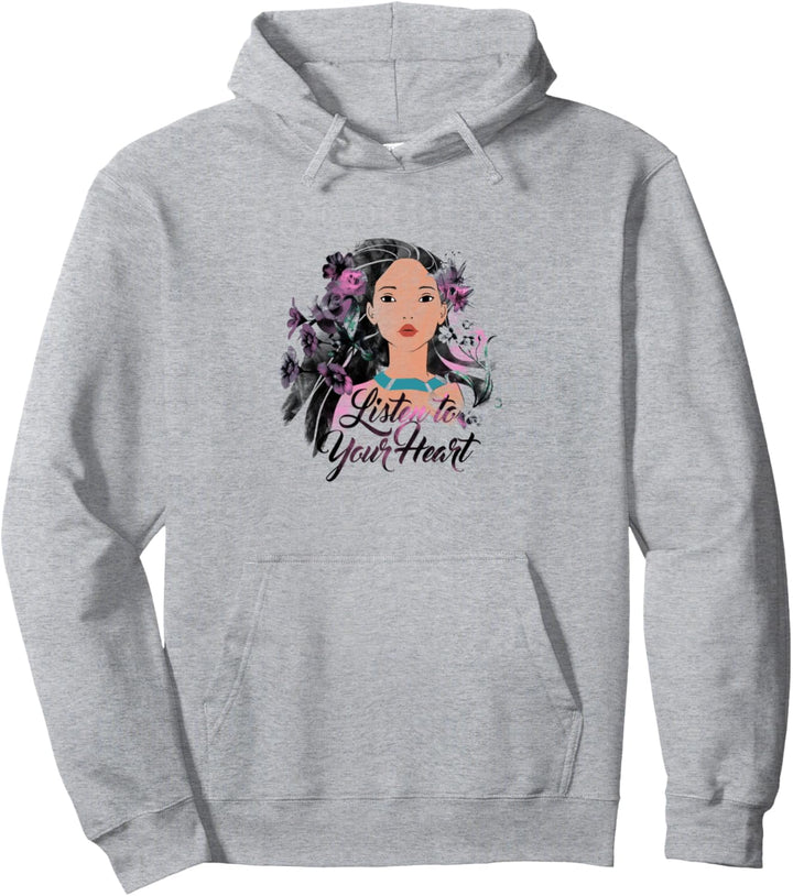 Disney Pocahontas Listen To Your Heart Pullover Hoodie