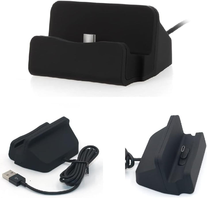 K-S-Trade Qualitativ & Innovativ Docking-Station Für Huawei P20 Pro Single-SIM Ladestation Dock Lade