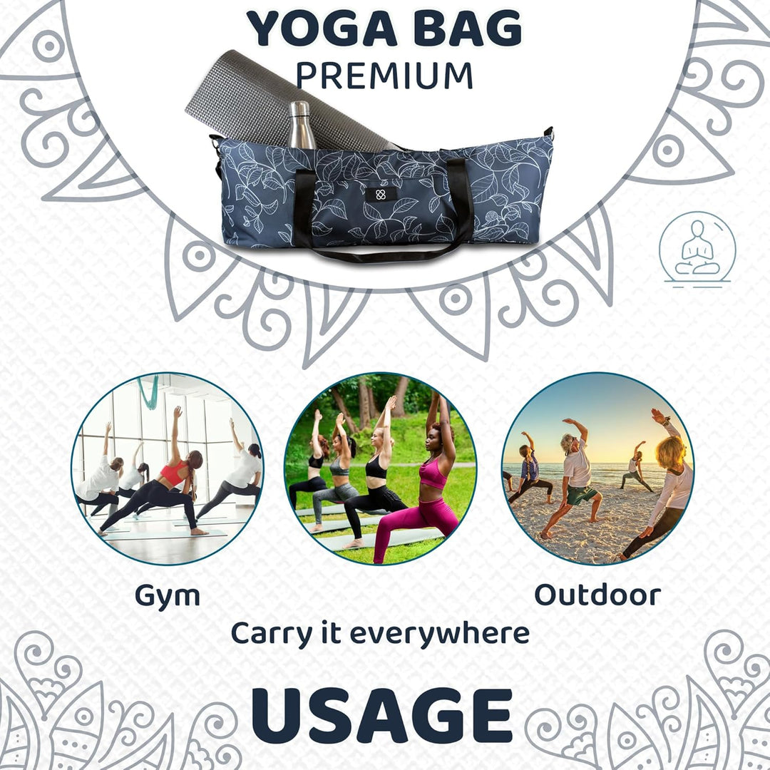 DOJA Barcelona Yogatasche XXL Gross- Robuste und Geräumige Yoga Tasche für Matte und Zubehö - Yogama