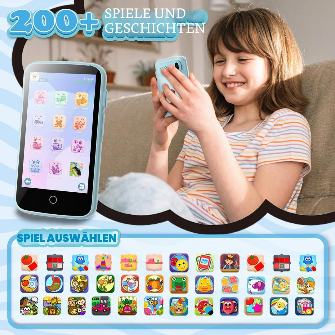 Kinderkamera, 3.97" Touchscreen Kinder Handy Smartphone Spielzeug, pädagogische Lerngeschenke für 4-