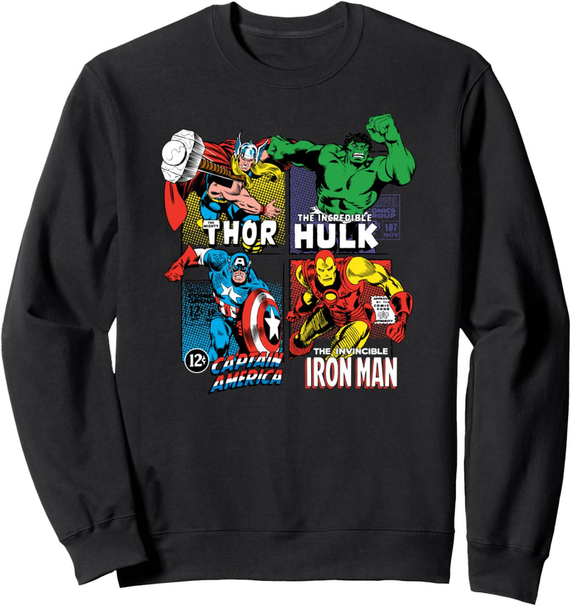 Marvel Super Heroes Squares Sweatshirt