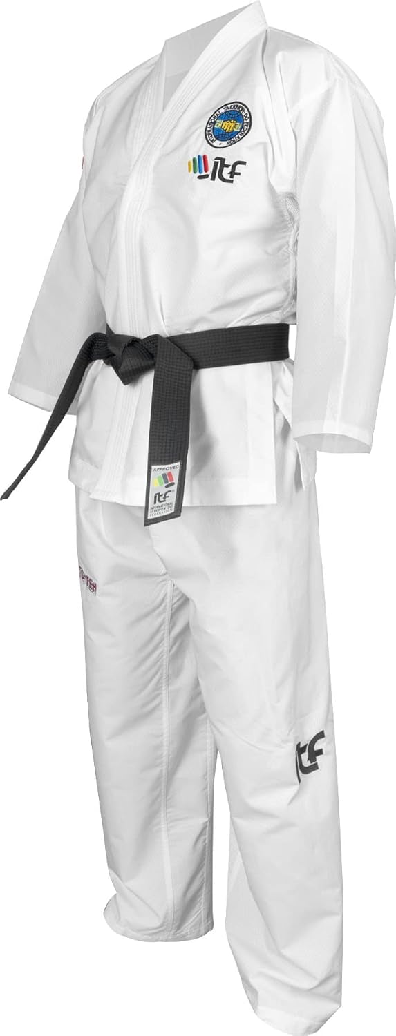 TOP TEN Taekwond-Do Student Dobok „Diamond“ (ITF Approved) 190 Weiss, 190 Weiß