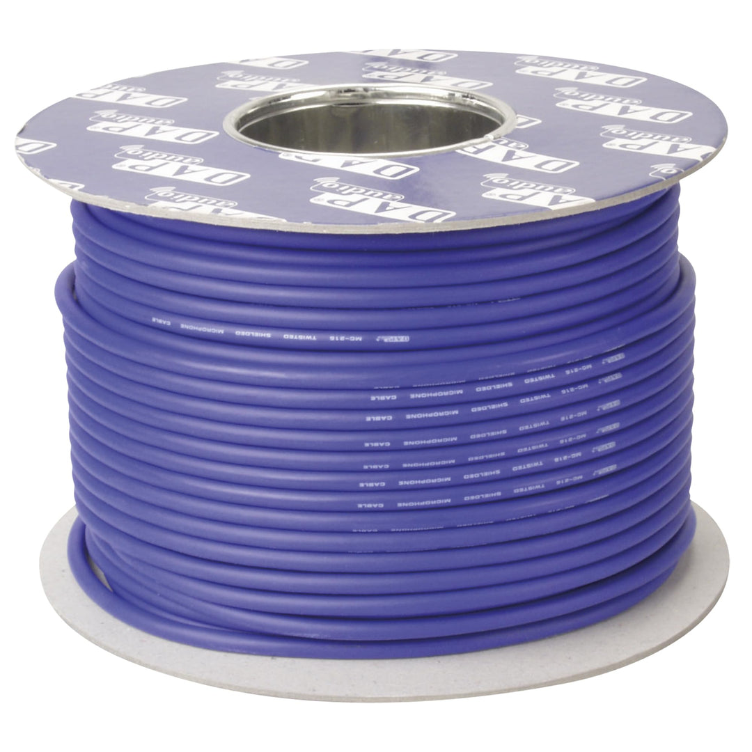 DAP DIG-110 AES-EBU 110 Ohm Digital Cable Blue DMX Kabel Rolle 100m