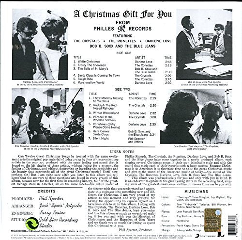 A Christmas Gift for You from Phil Spector [Vinyl LP], Vinyl