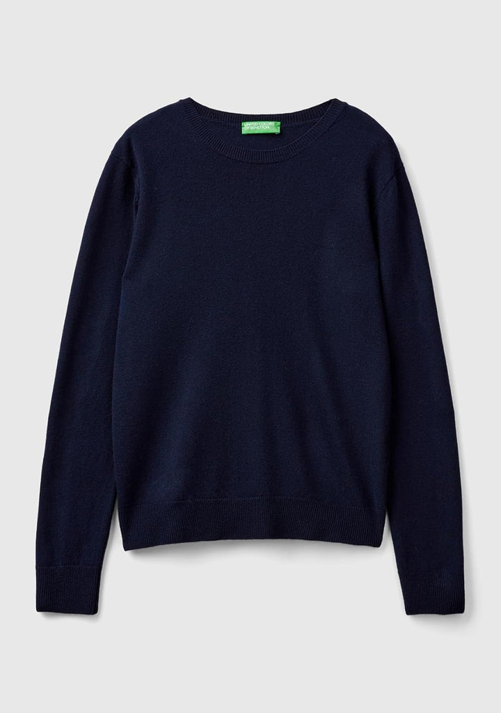 United Colors of Benetton Damen Pullover S Dunkelblau 016, S Dunkelblau 016