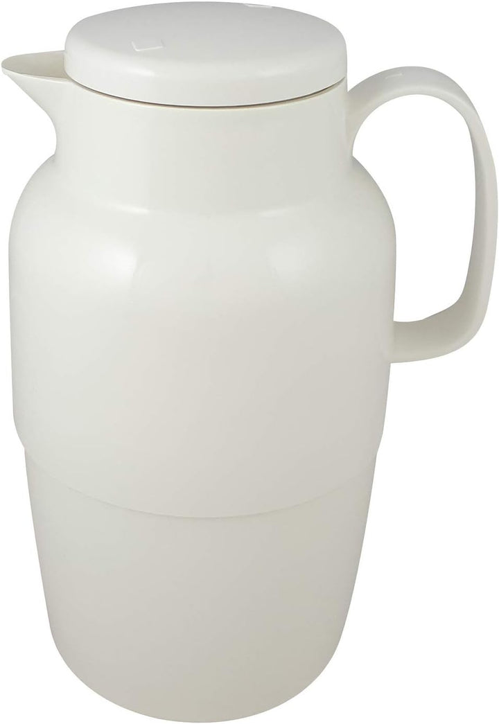 Helios Mondo Kunststoff-Isolierkanne, weiss, 2 Liter 2,0 Liter Weiss, 2,0 Liter Weiss