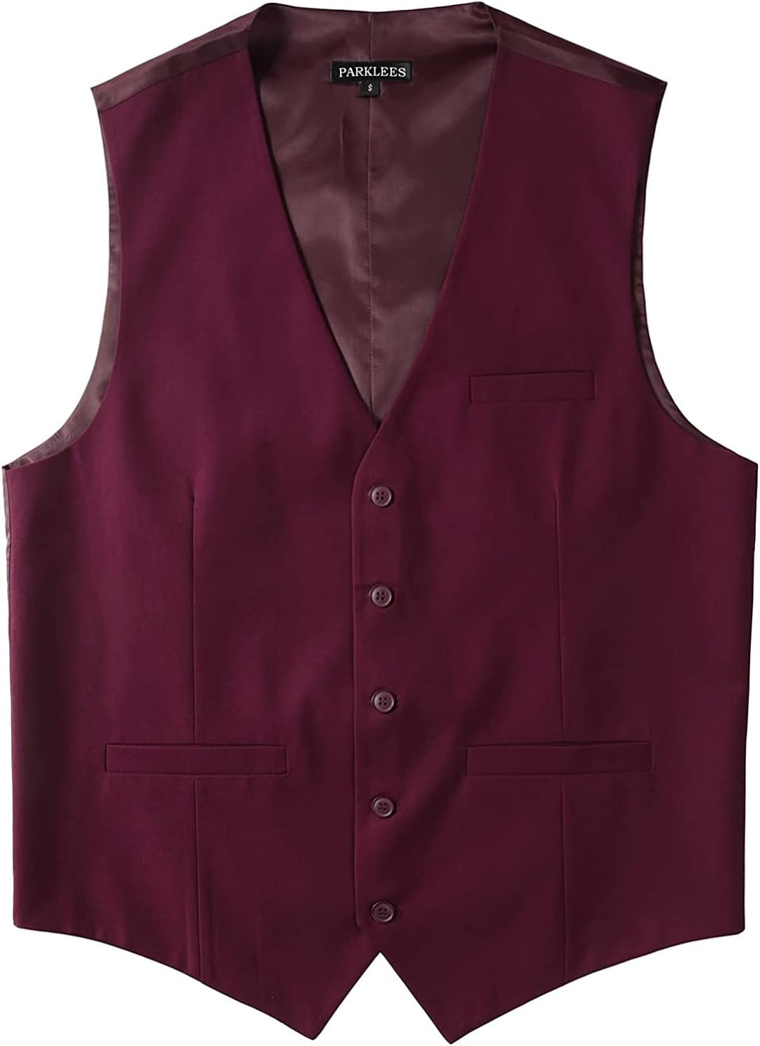 PARKLEES Herren Hipster Urban Design Business Formale Weste Slim Fit Anzug Smoking Kleid Weste XXL w