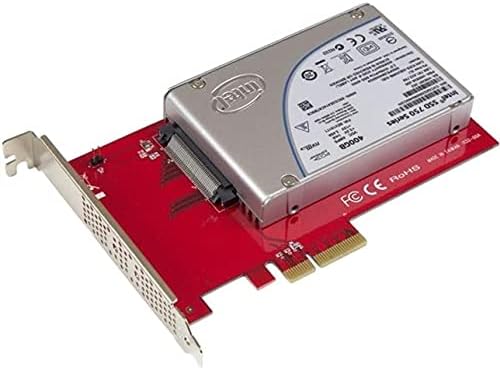 StarTech.com U.2 auf PCIe Adapter für 2,5" U.2 NVMe SSD - SFF 8639 - 4x PCI Express 3.0 - NVMe PCIe