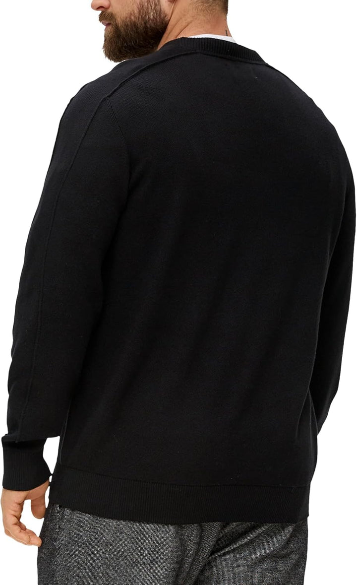s.Oliver Herren Pullover mit Crew Neck 3XL 9999, 3XL 9999