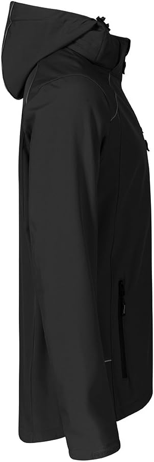Softshell Jacke Herren, Schwarz, L