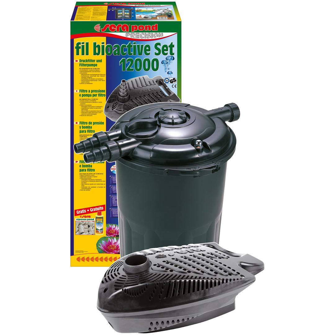 sera pond fil bioactive Set 12000 Druckfilter-Set bis 12.000 Liter, Druckfilter-Set bis 12.000 Liter